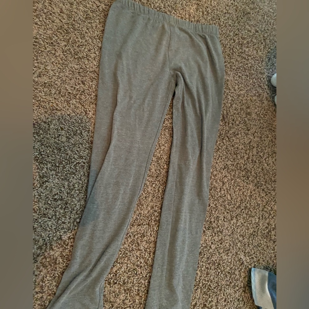 Gray leggings